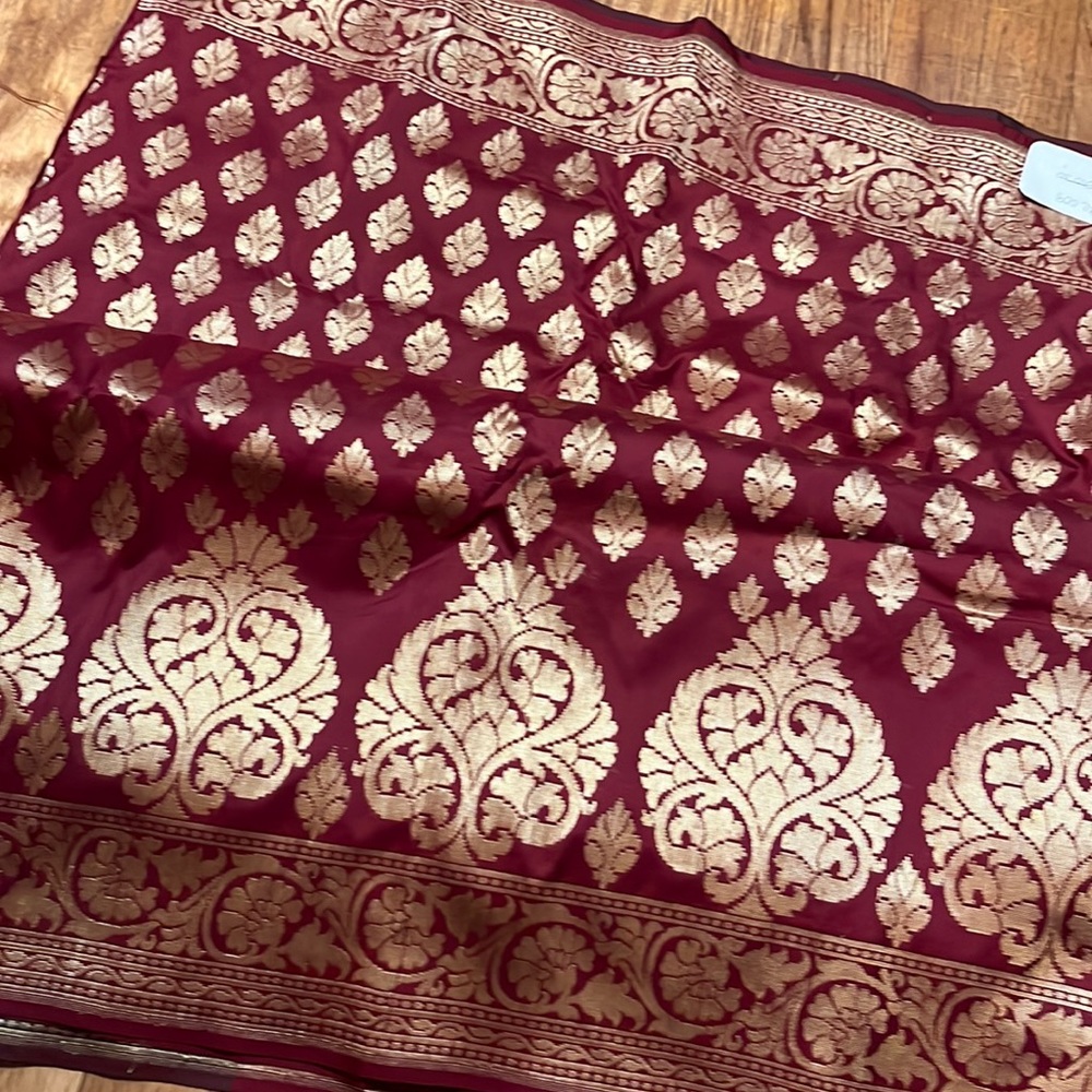 Red Banarasi silk saree , wedding saree